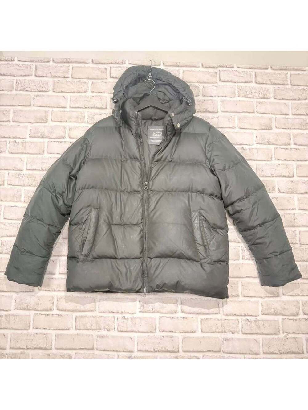 Jacob Connexion Black Puffer Jacket Women's Large